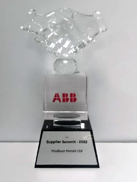 ABB - Supplier Summit 2022 Award