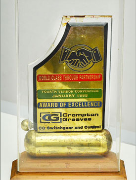 Award of excellence 1999
