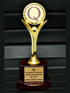 Supplier Quailty Award 2014