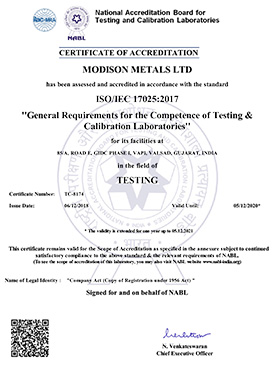 Certificate of Accreditation