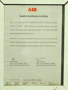 Supplier Qualification