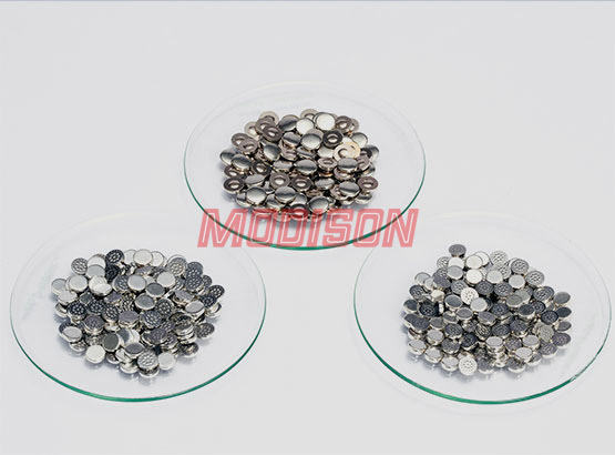 Button Contacts – Steel / Ni / Cupro Nickel Backed Contacts