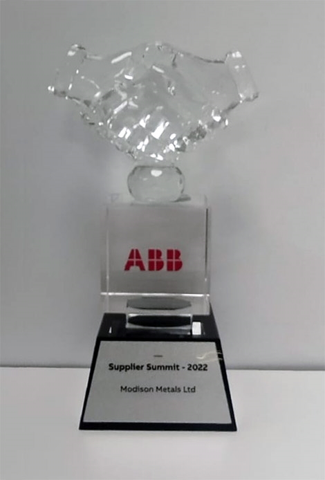 ABB - Supplier Summit 2022 Award