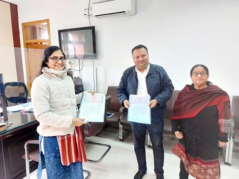 MOU between Modison Charitable Trust & Commissioner of College Education Department, Jaipur Rajasthan